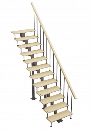Деревянная межэтажная лестница ЛЕС-91